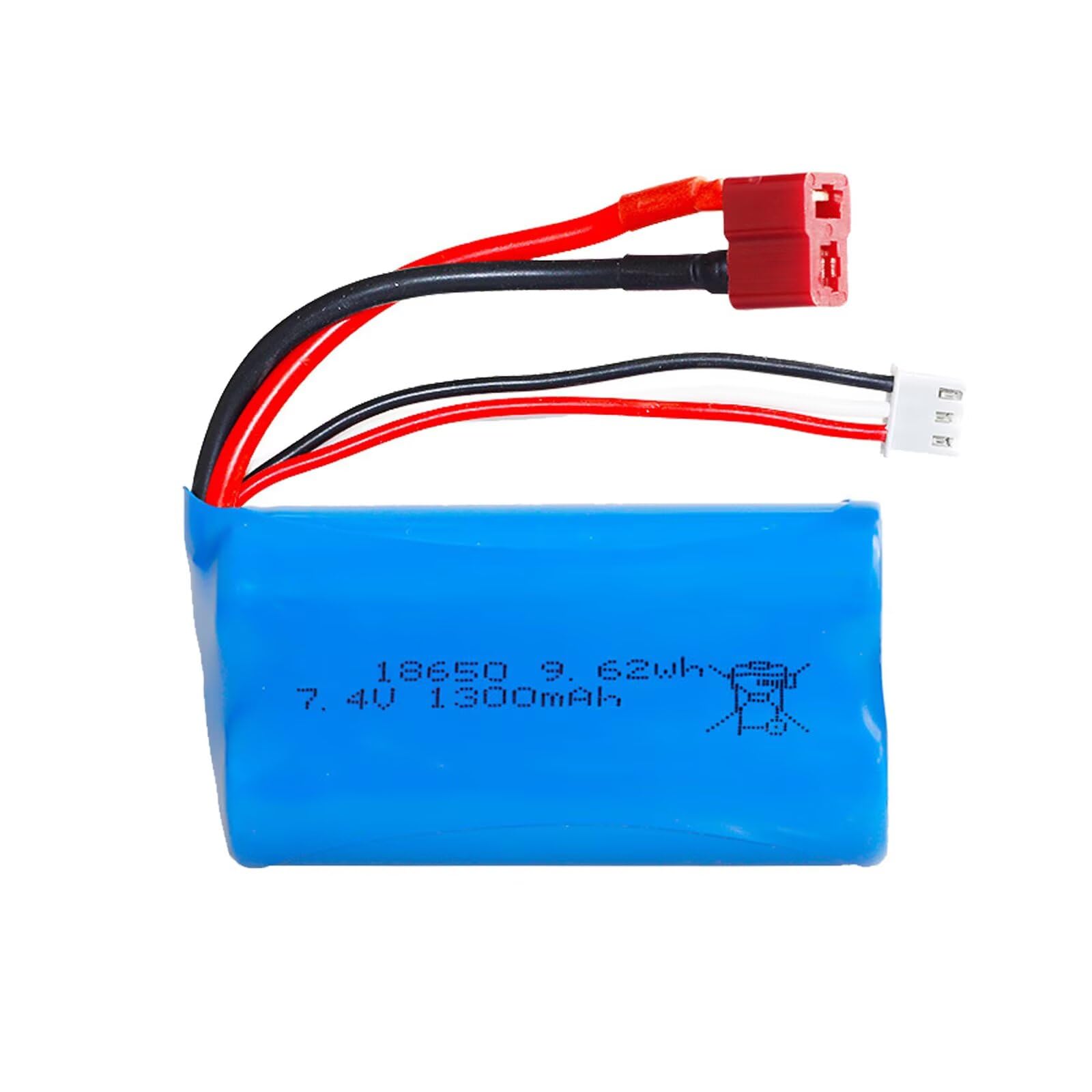 Amazon.com: XYHJUAS 7.4V 1300mAh Li-ion Battery Pack RC